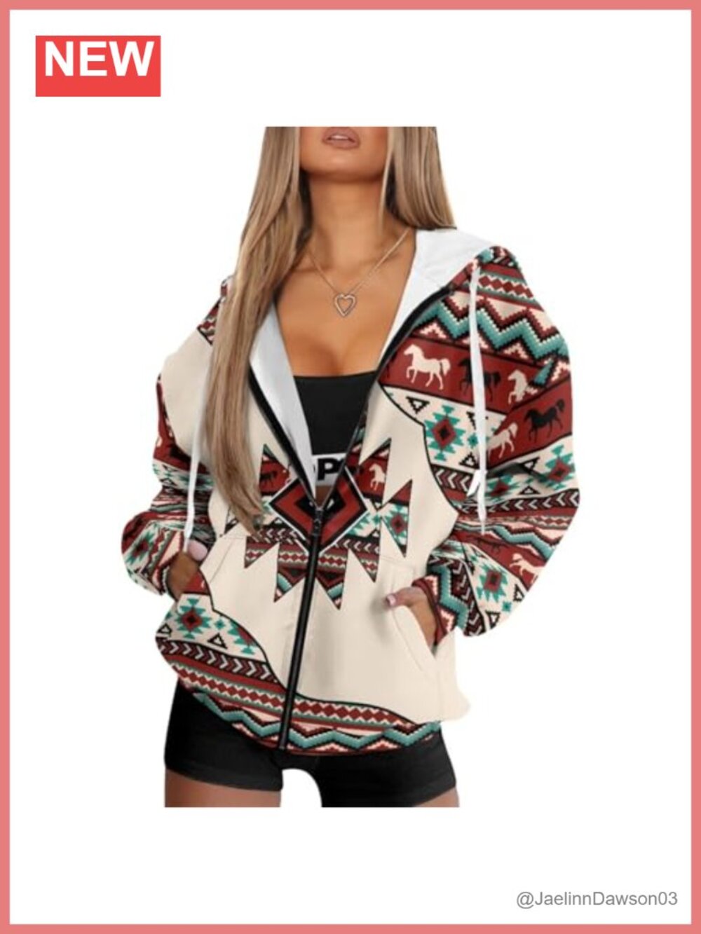 Women's Zip Up Hoodie Oversized Sweatshirt Y2K Long Sleeve Kangaroo Pocket